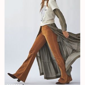 Pull on corduroy flare